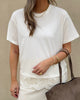 Only Vivvi SS Lace Bottom Top Cloud Dancer NO26