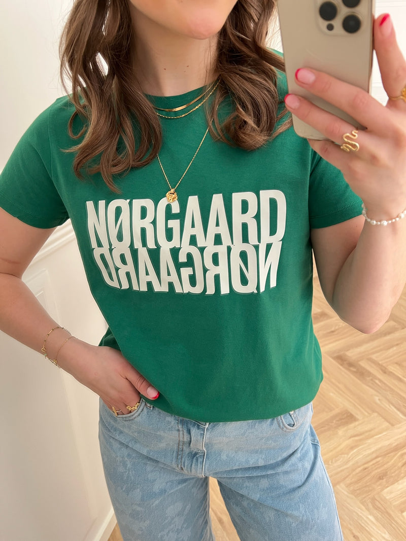 Mads Nørgaard Single Organic Trenda P T-shirt Verdant Green