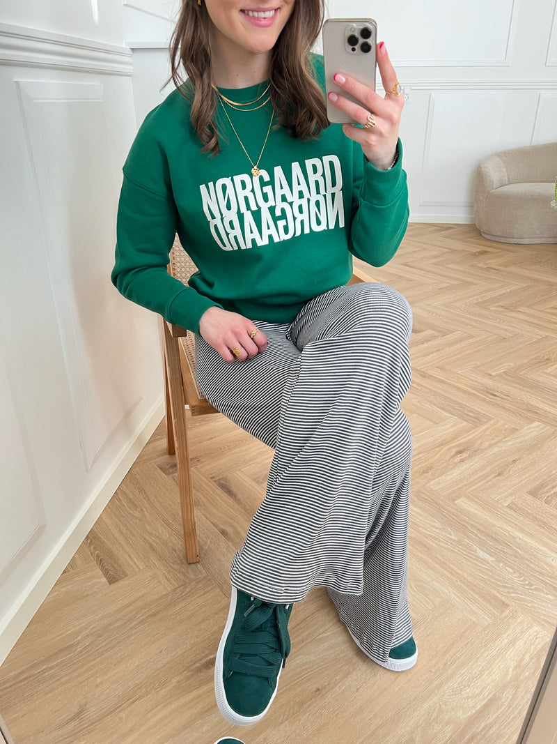 Mads Nørgaard Organic Sweat Tilvina Sweatshirt Verdant Green