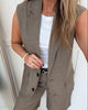 Only Linda SL Mel Oversize Vest Major Brown