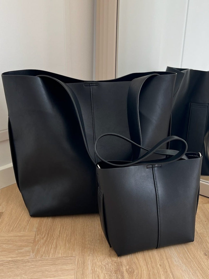 Object Gael PU Shopper Taske Black