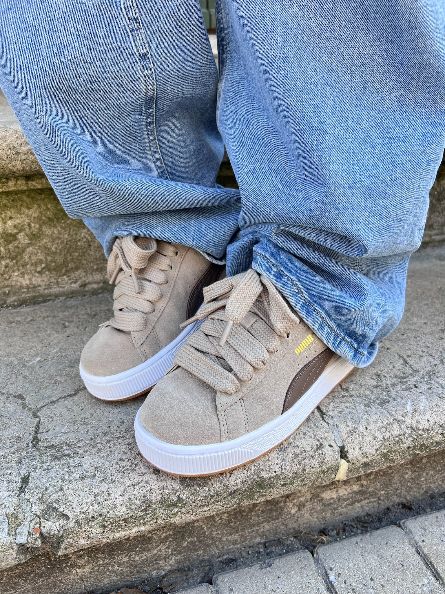 Puma Suede XL Sneakers Ice Coffee/Flat Bronze I Me & Eliza