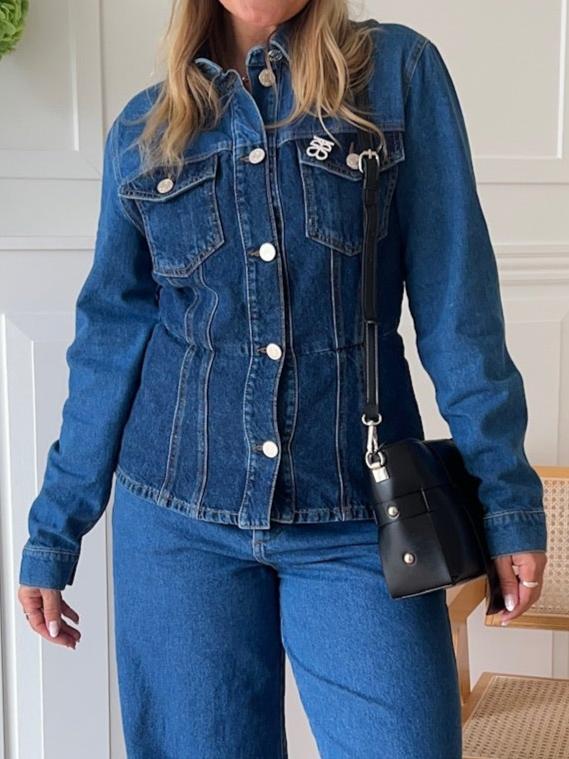 Stella Nova Two-Toned Denimskjorte Blue Mix