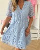 Object Rose 3/4 Short Kjole Kentucky Blue