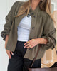 Neo Noir Tirsa Twill Jakke Army
