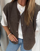 Pieces Katty Teddy Vest Morel NOS26
