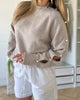 Co'Couture Rowan Pearl Sleeve Strik Bone