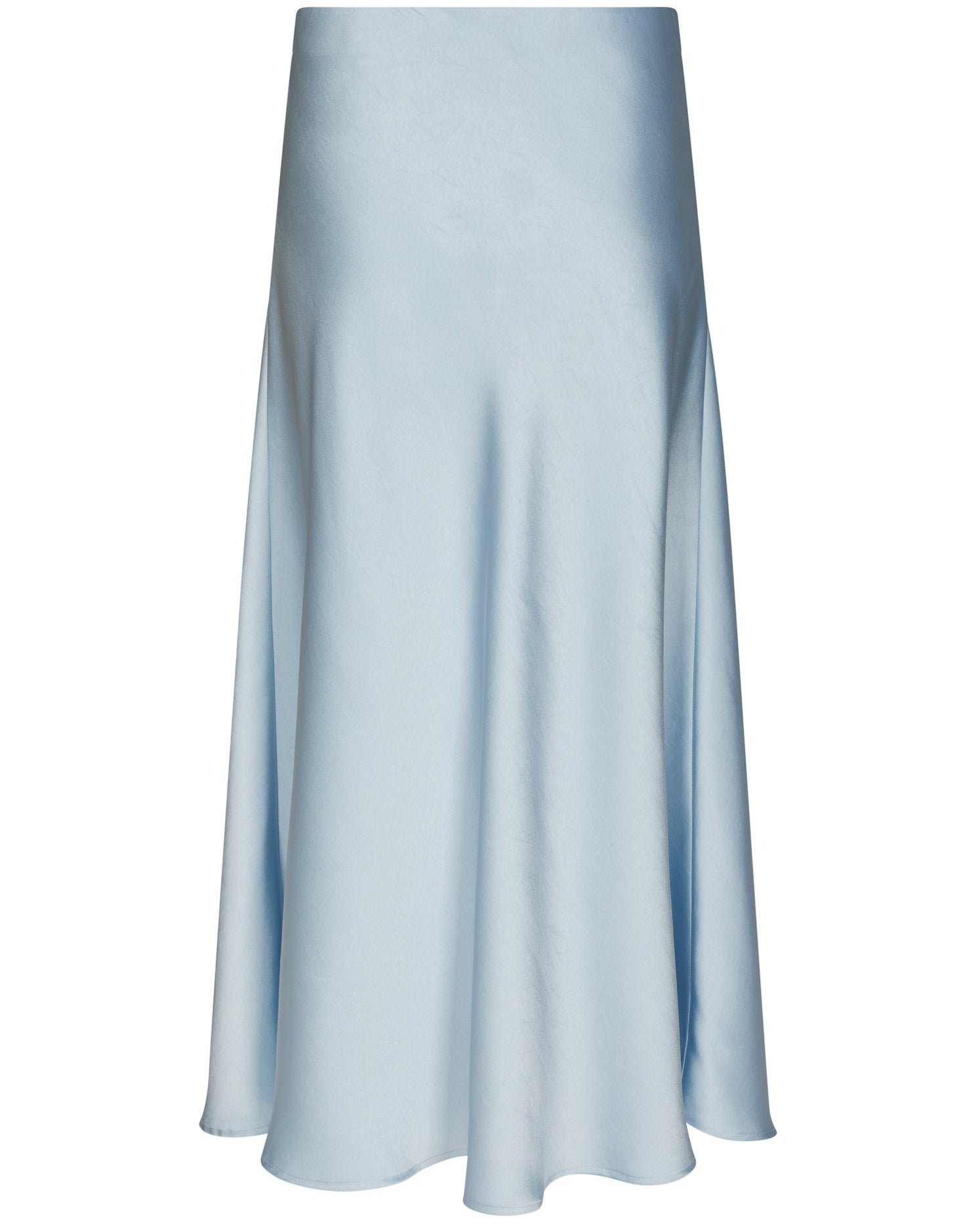 Bovary Nederdel Light Blue fra Neo Noir, blå satin nederdel