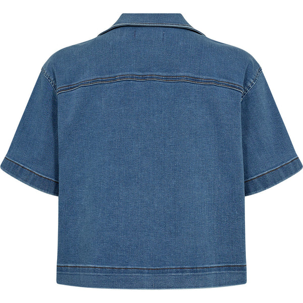 Ivy Copenhagen Karmey Skjortejakke Wash Cool Denim Denim Blue