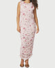 Neo Noir Corilina Artist Mesh Kjole Light Pink