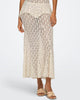 Only Laya Lace Long Nederdel Birch
