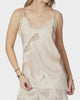 Neo Noir Viole Lace Top Champagne