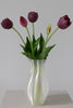 Bloom Objects Kunstige Fyldte Tulipaner Blomsterbuket Bordeuax