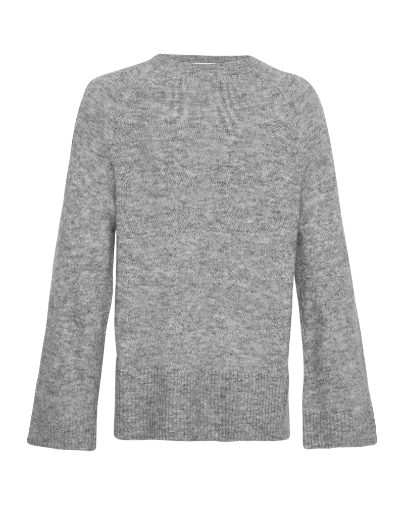 MSCH Copenhagen Ceara Hope Raglan Pullover Medium Grey Melange