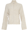 MSCH Copenhagen Lediona Hope Zip Cardigan Oatmeal Melange