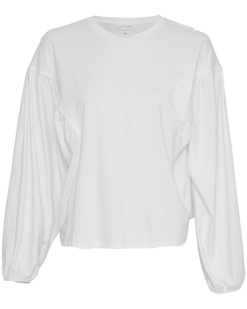 MSCH Copenhagen Nadaline Bluse Bright White