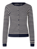 Pieces Nora LS O-NeckCardigan Maritime Blue/Birch NOS26