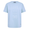 Mos Mosh Asa 0-SS T-Shirt Cashmere Blue