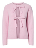 Pieces Silly LS Tie Strikcardigan Roseate Spoonbill