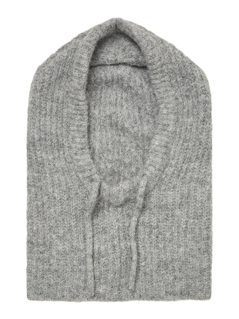 Object Milo Strik Balaklava Light Grey Melange