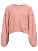 Object Saggia LS Strikcardigan Rose Elegance