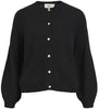 Object Ophelia L/S Knit Cardigan Black