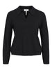 Object Thess LS V-Neck Strik Black