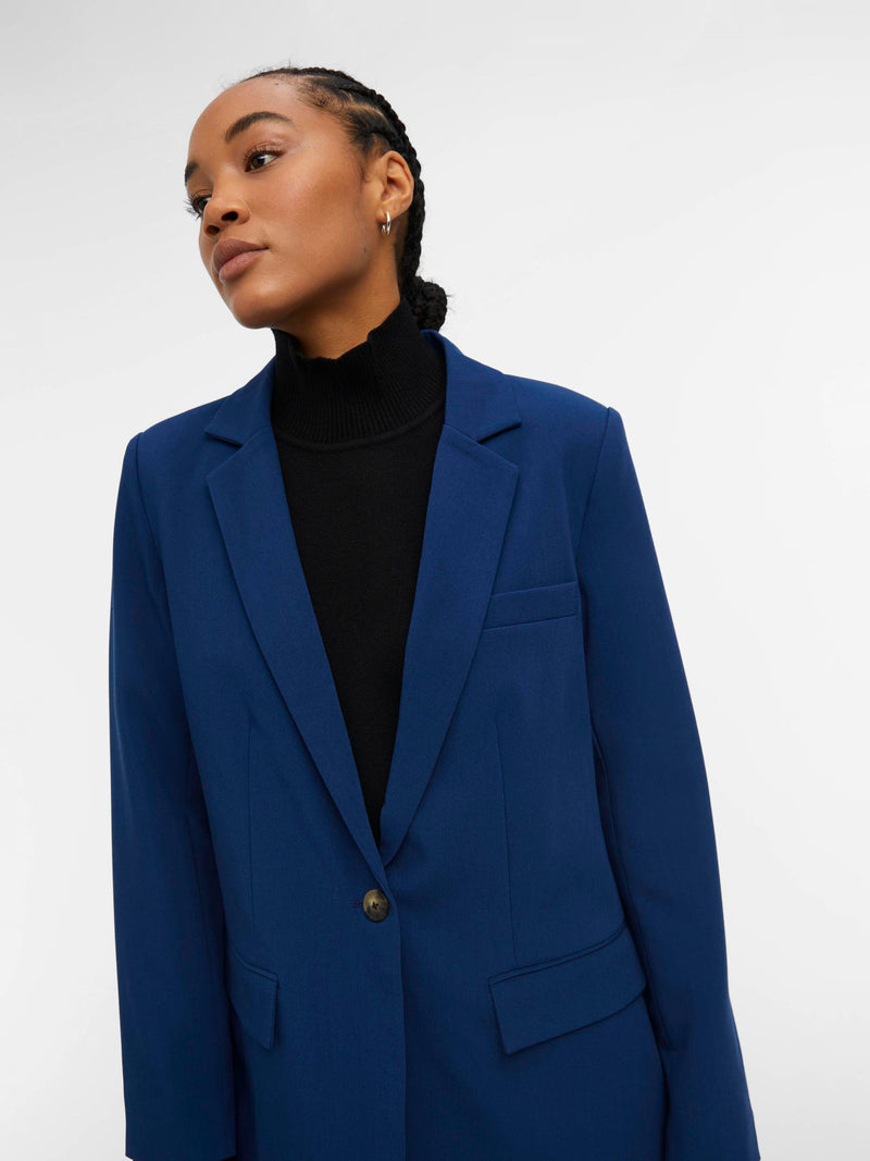 Object Sigrid L/S Blazer Estate Blue