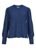 Object Feodora LS Bluse Estate Blue