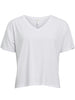 Object Annie SS V-Neck Top White