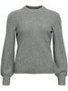 Object Ditte LS Strik Medium Grey Melange