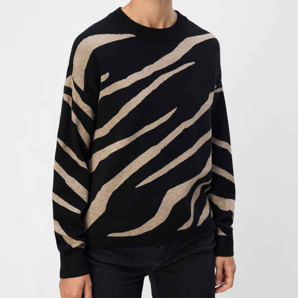 Object Ray LO LS Strik Black Pattern / Desert Taupe Tiger Grafic