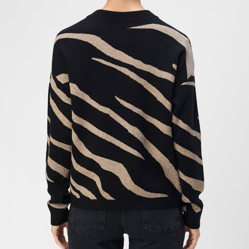 Object Ray LO LS Strik Black Pattern / Desert Taupe Tiger Grafic