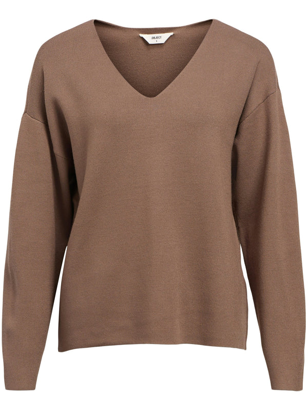 Object Reynard V-Neck Pullover Morel