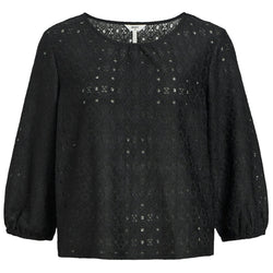 Object Laila 3/4 Bluse Black