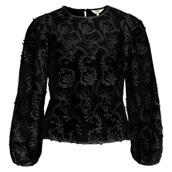 Object Mya LS Bluse Black