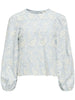 Object Mya LS Bluse Kentucky Blue/Cloud Dancer