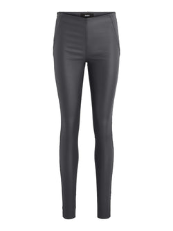 Object Belle Coated Leggings Asphalt