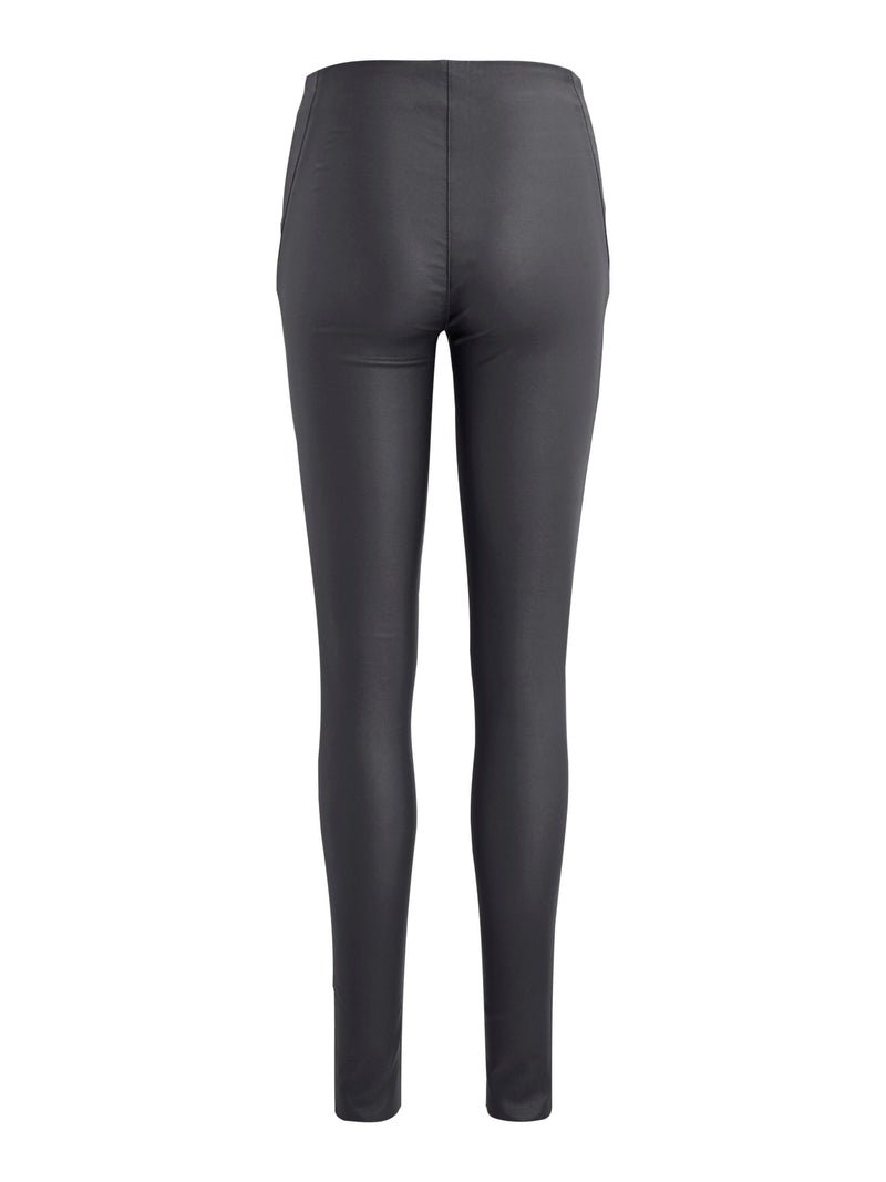 Object Belle Coated Leggings Asphalt