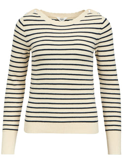 Object Polina LS Strik Sandshell Stripes/Sky Captain