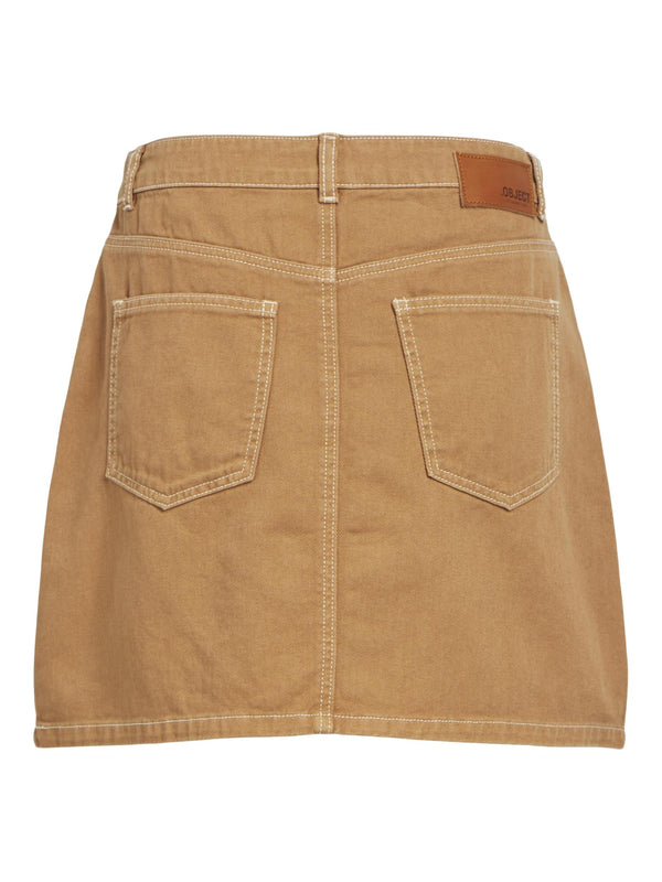 Object Jalas MW Short Nederdel Tobacco Brown