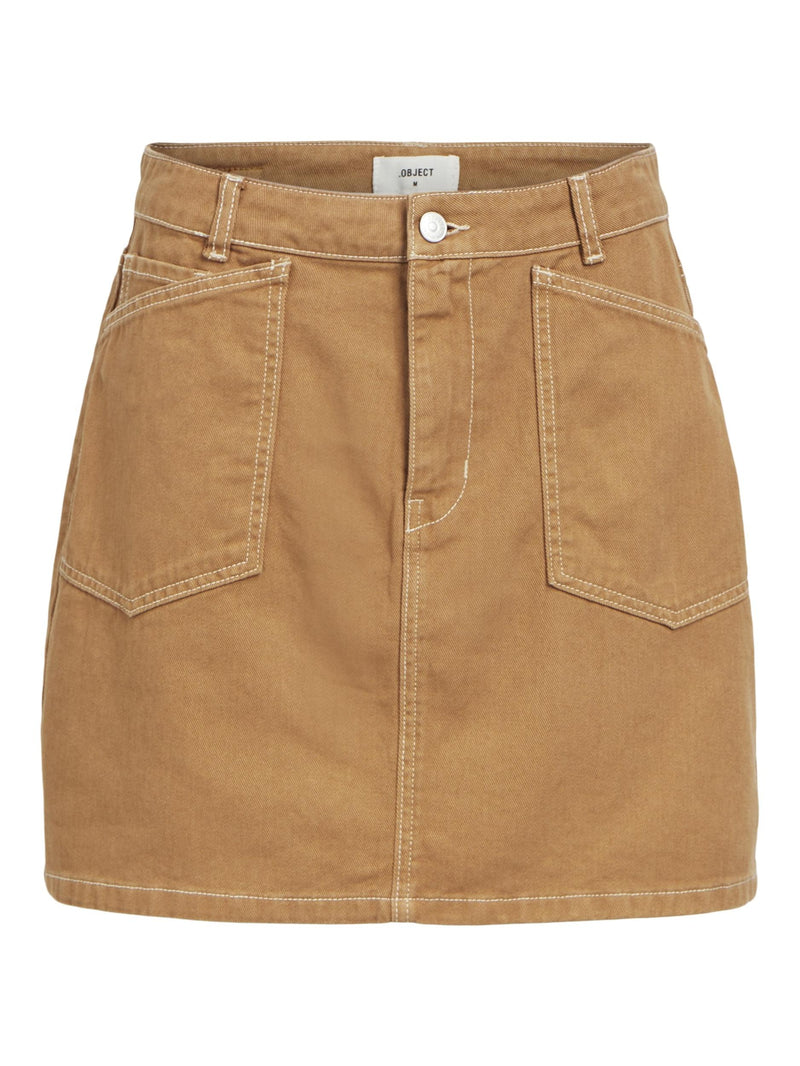 Object Jalas MW Short Nederdel Tobacco Brown