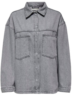 Only Emmie LS Skjorte Medium Grey Denim