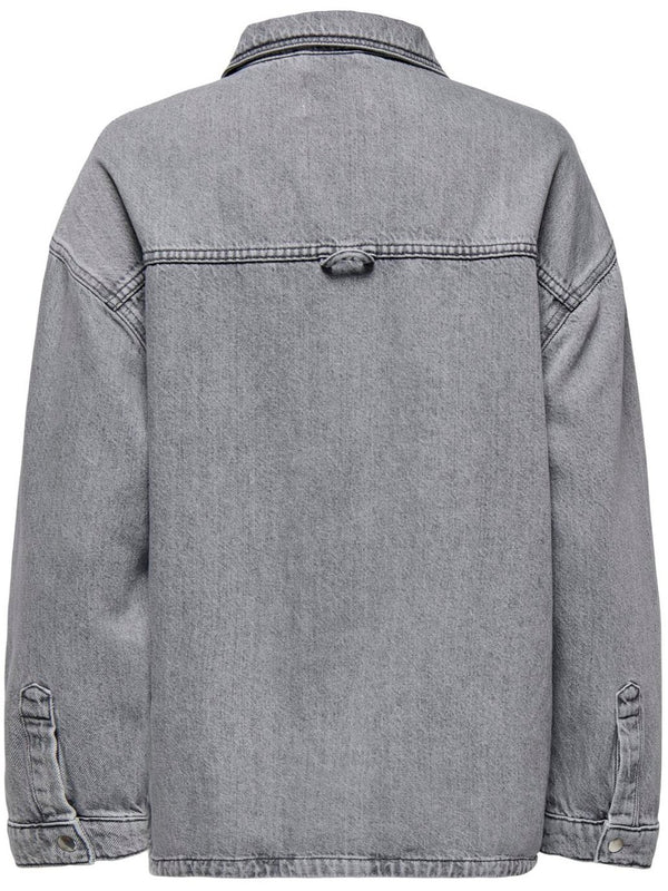 Only Emmie LS Skjorte Medium Grey Denim