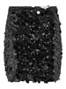 Only Jadel Sequins Nederdel Black Sequins