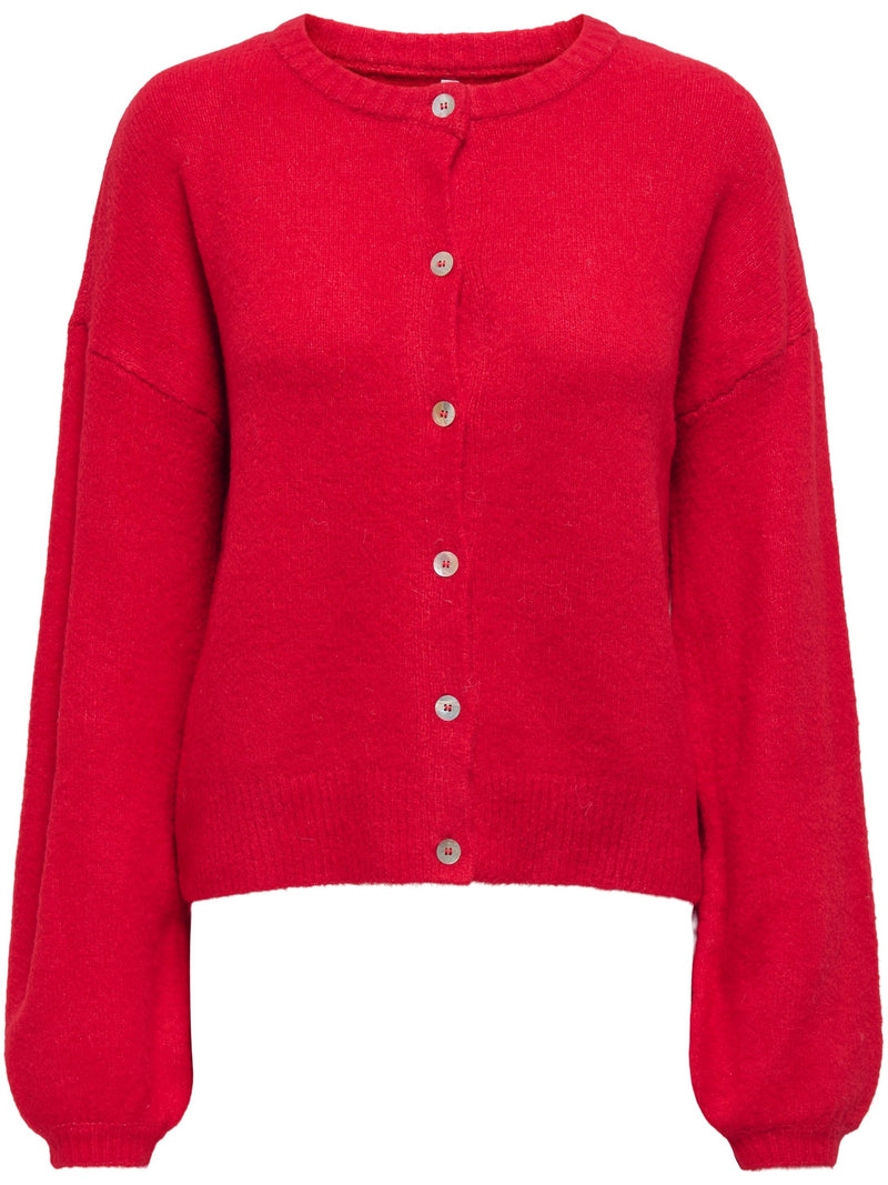 Only Isabella LS North Cardigan Racing Red