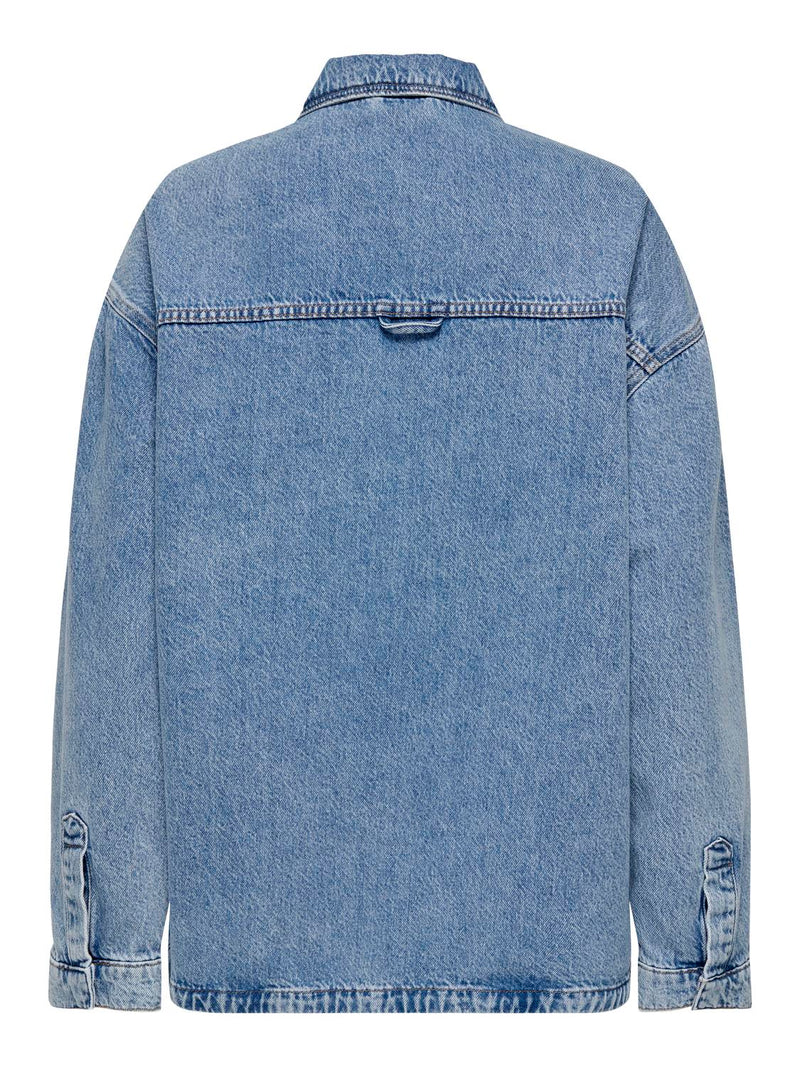 Only Emmie LS Skjorte Light Blue Denim