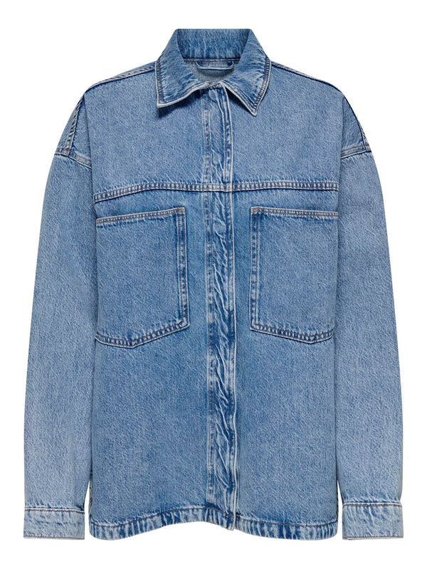 Only Emmie LS Skjorte Light Blue Denim (Forudbestil - lev. uge 42/43)