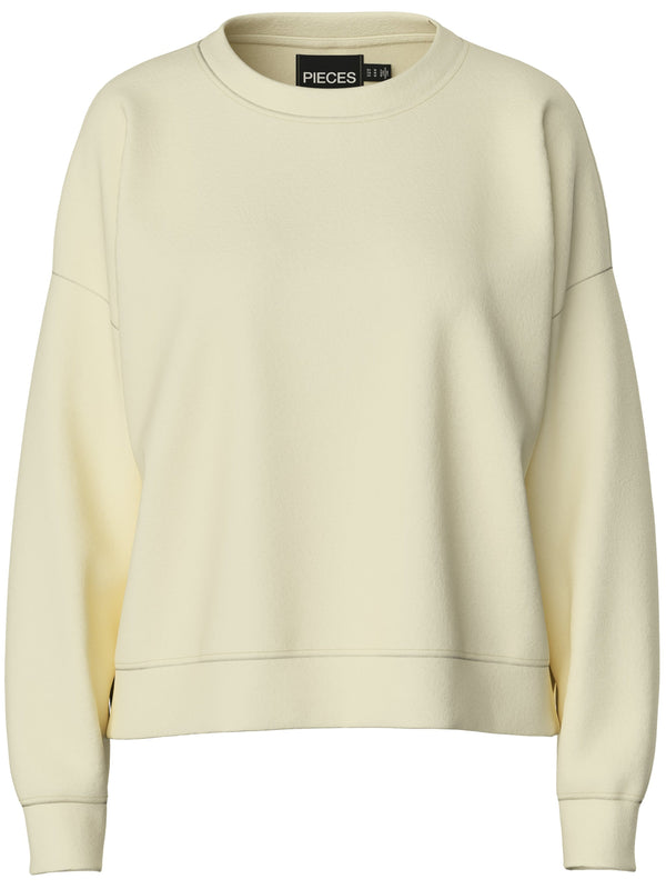 Pieces Chilli LS Sweatshirt White Pepper