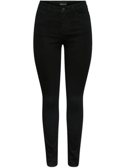 Pieces Talia MW Jeans Black